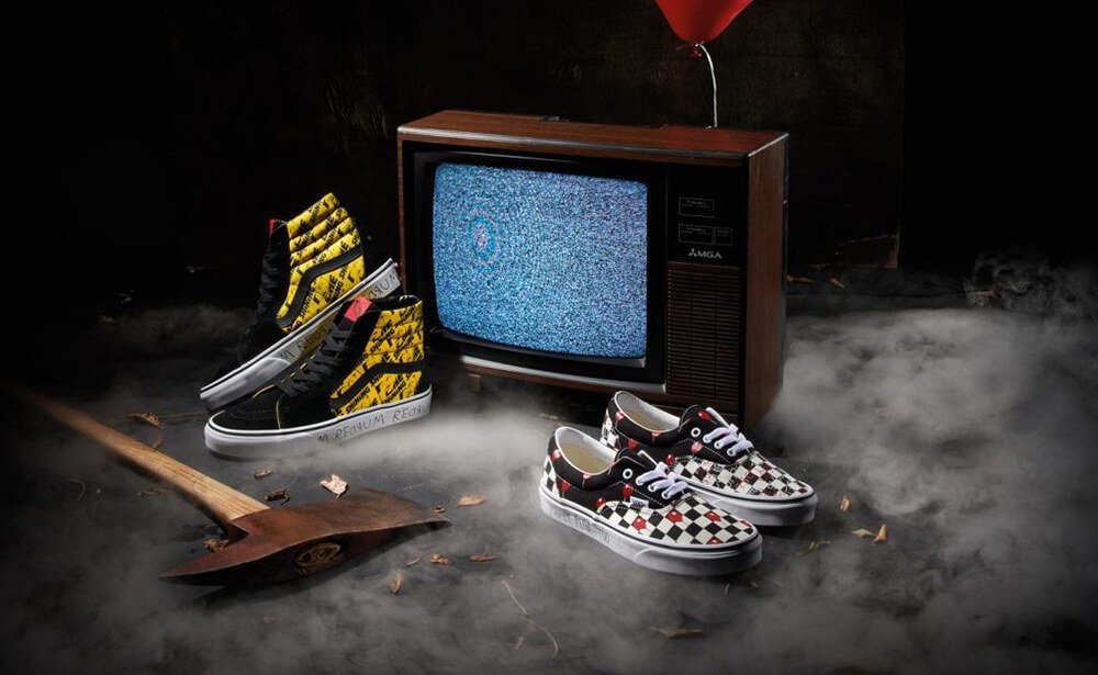 Vans Sneakers Horror Collection: Featuring IT and inspired Era and The Shining inspired Sk8 Hi