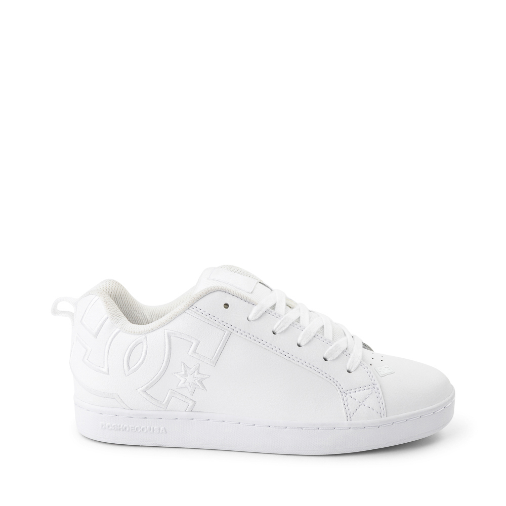 Womens DC Court Graffik Skate Shoe - White Monochrome