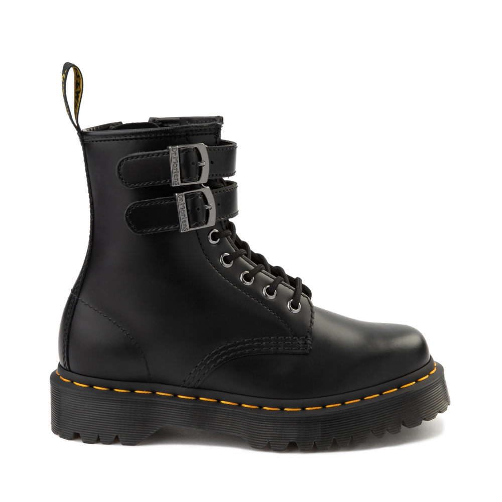 Womens Dr. Martens 1460 8-Eye Bex Buckle Boot - Black