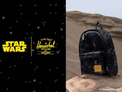 Star Wars x Herschel Supply collab featuring the Bobby Fett backpack